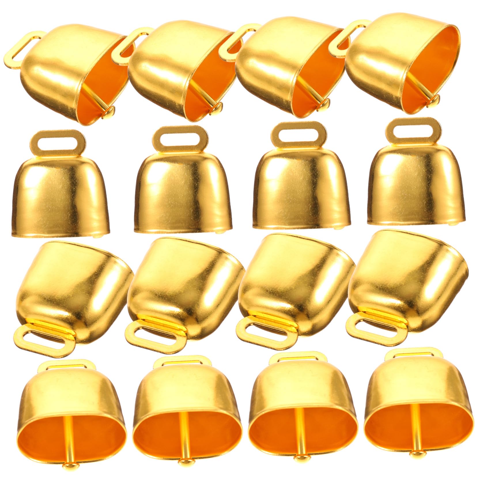 CIMAXIC Crisp Sound Metal Cow Bells Livestock Hanging Bells Decorative Ornaments