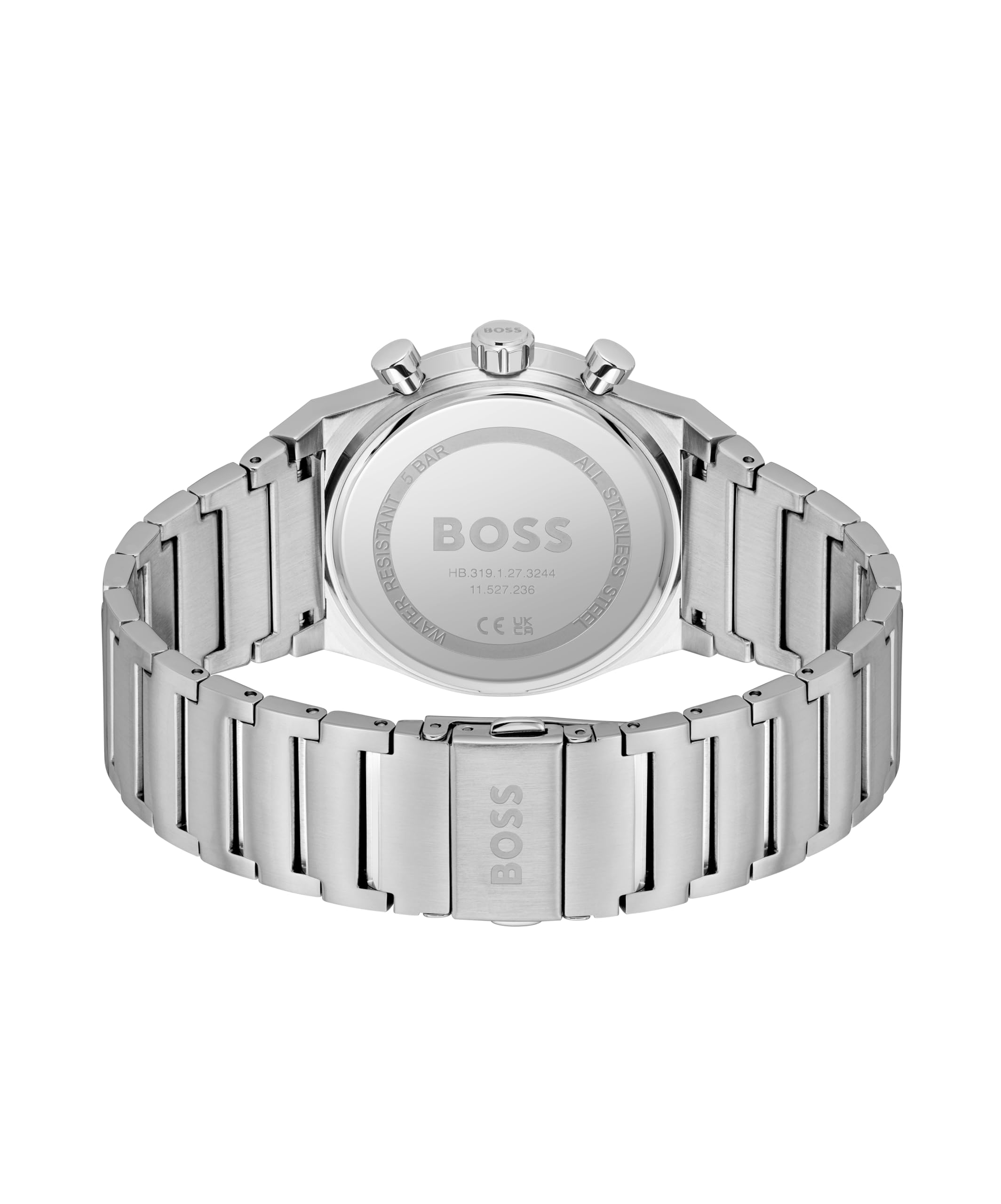 BOSS Reloj Cronógrafo de Cuarzo para Hombre Colección Candor Chrono - Disponible con Pulsera de Acero Inoxidable, Correa de Cuero o de Silicona