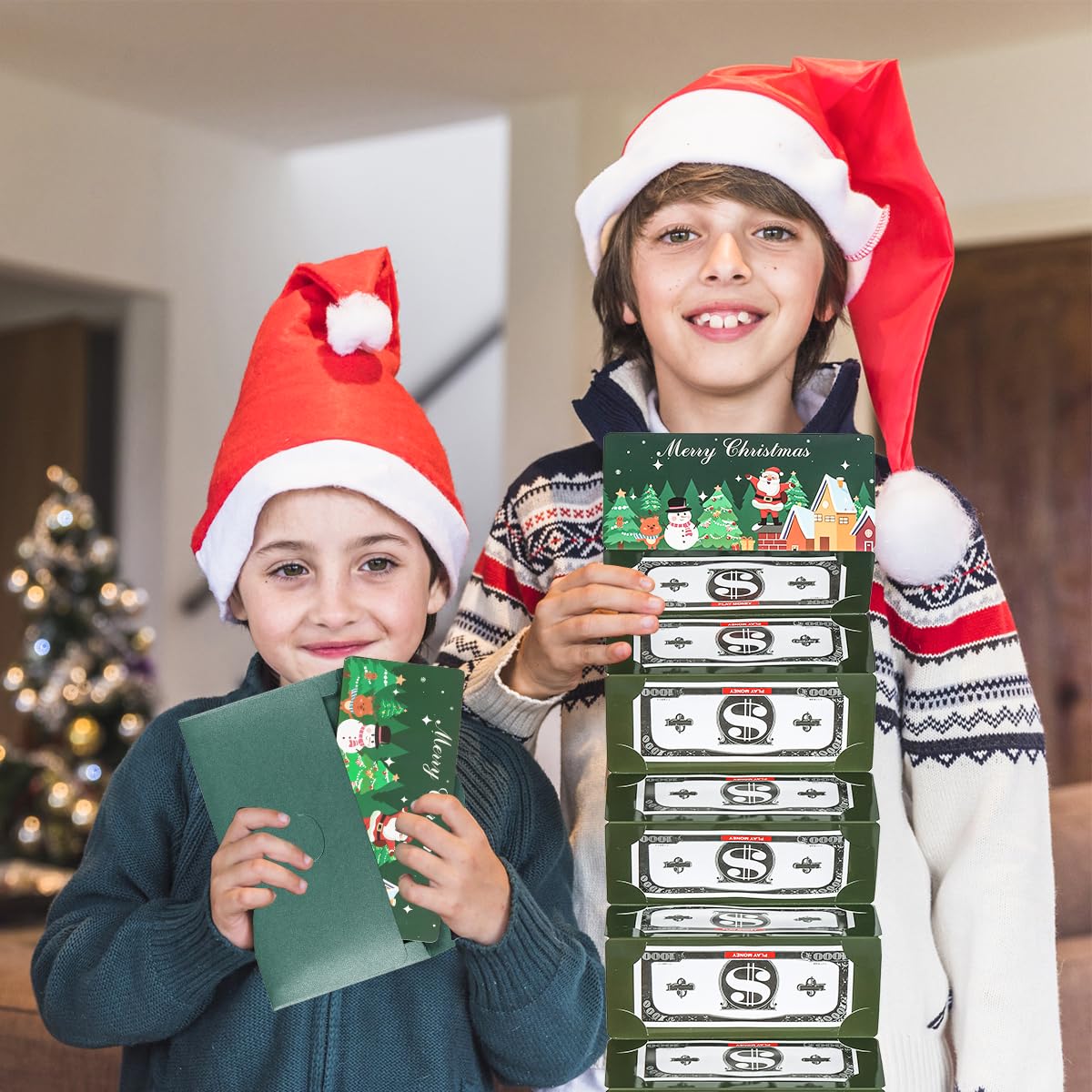 2 Stück Weihnachts-Geld- Oder Geschenkkartenhalter Produktbild-Vorschau 2