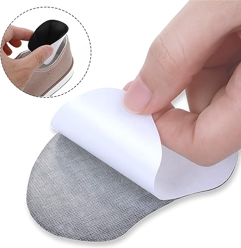 Miniatura 4 de Sibba 2 pares de almohadillas de talón para zapatos demasiado grandes, autoadhesivas, almohadillas para pies para mujeres y hombres, plantillas