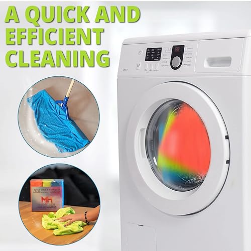 Miniatura 9 de 12 paños de limpieza de microfibra extra grandes, 30 x 18 pulgadas para trapeador de escobilla de escobilla de goma, trapos de colores multiusos,