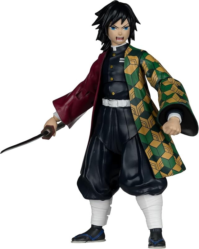 Figura de acción 7 pulgadas del cazador de demonios Giyu Tomioka