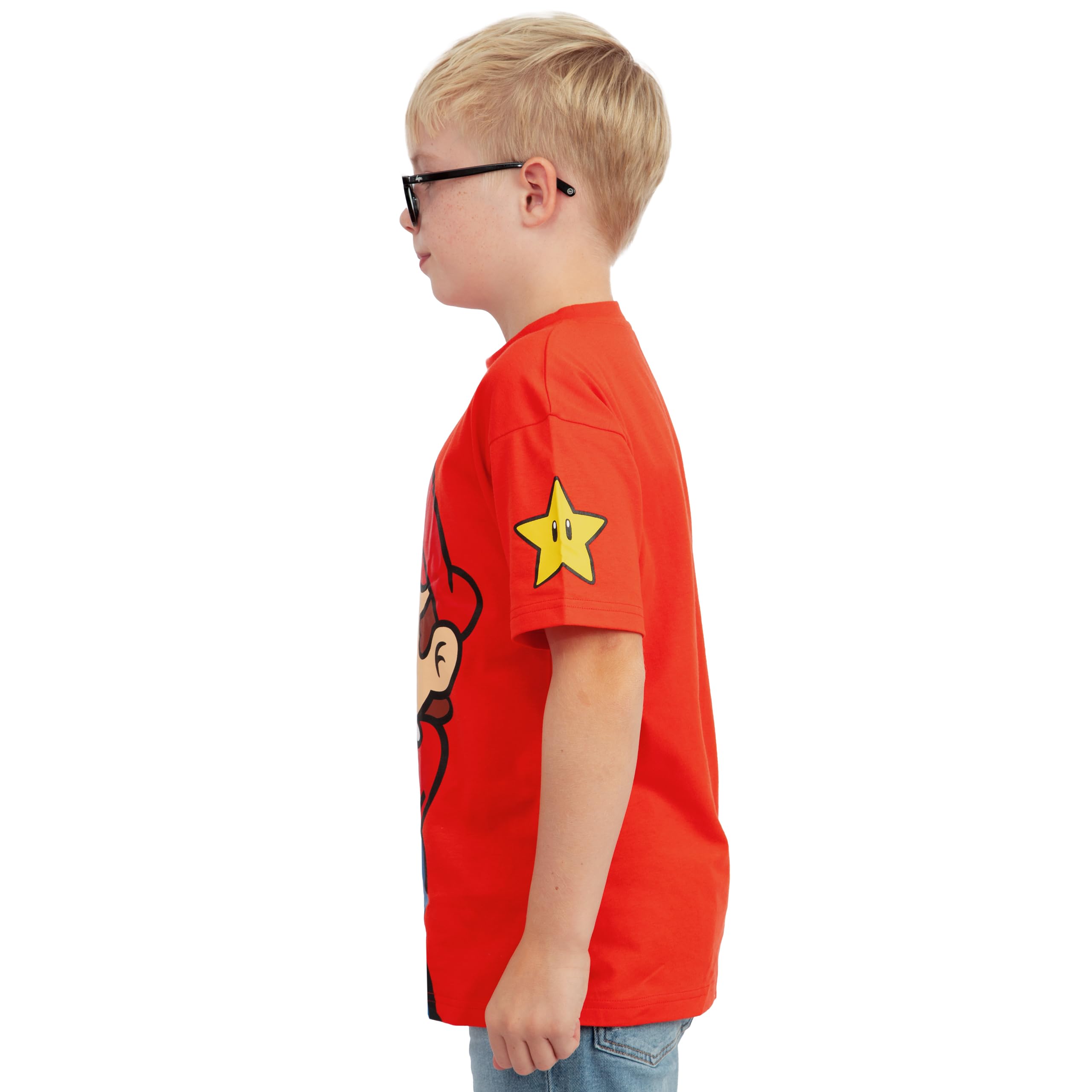 Super Mario Paquete De 3 Camisetas, Camiseta Niño De Mario, Luigi Y Yoshi, Camisetas Niño De Verano Algodón con Motivo Gamer — view 3