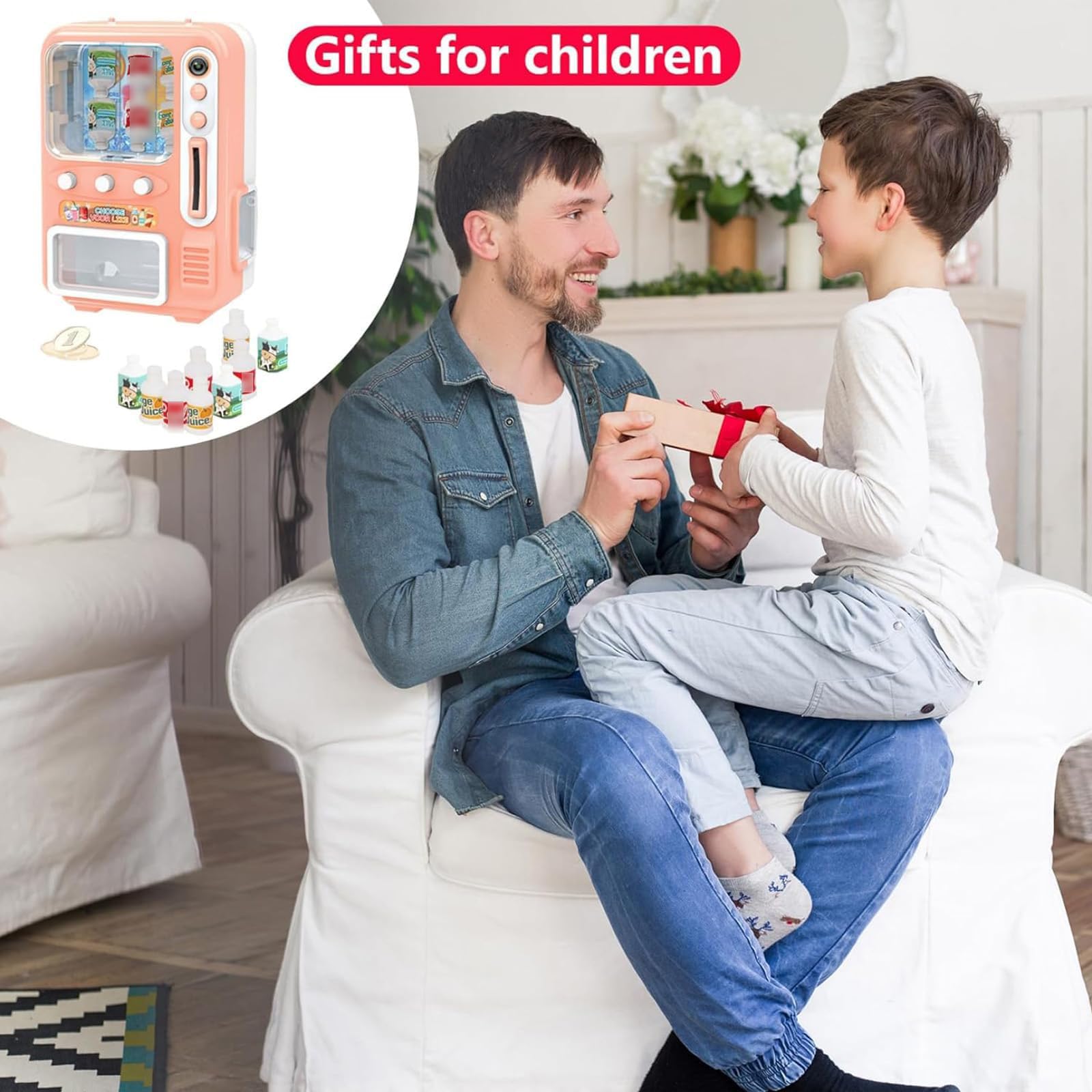 1 Pcs Vending Machine Toy, Supermarket Toy Set for Kids with Vending Machine for Kids and Shopping Cart Toy, can Stimulate Children's Creativity ( Randomly Select Colors ) - Image 5 thumbnail