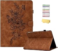 Vista 24 de Funda para tablet Yaxa Fire HD 8 y Fire HD 8 Plus (12ª/10ª generación, versión 2022/2020) de 8 pulgadas con soporte, soporte para lápices