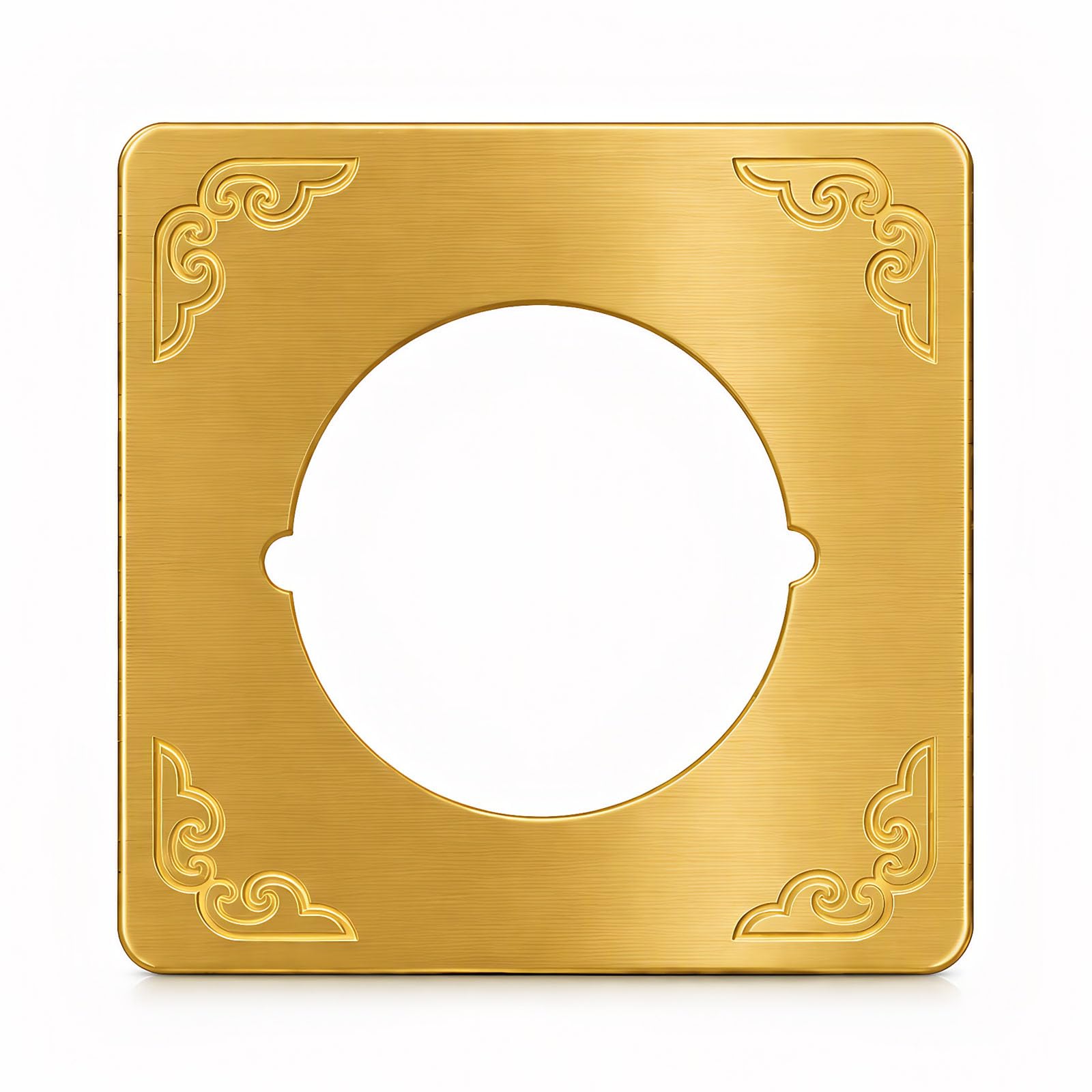 Scar Plate Deadbolt Back Plate, Stainless Steel - 2 Pack (Gold)