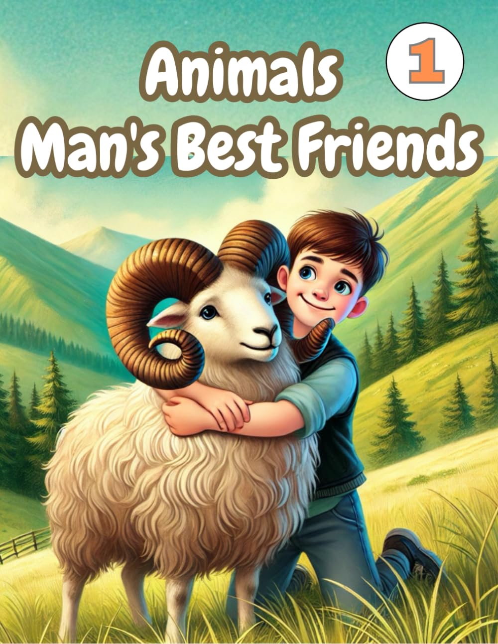 Animals Man's Best Friends: First Book To Read Featuring Cute And Inspiring Stories For Kids To Discover The Joy Of Reading