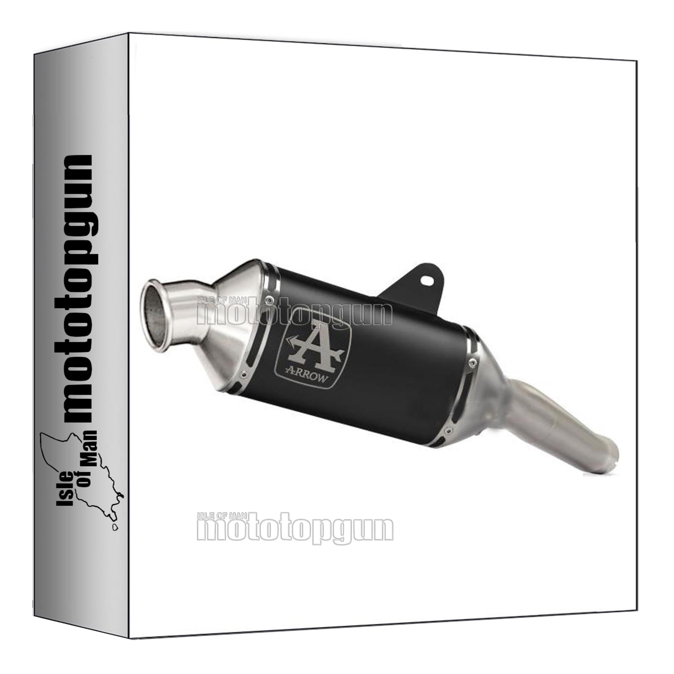 arrow 72640AON* scarico omologato indy-race alluminio nero compatibile con moto morini x-cape 650 2022 2023 mototopgun