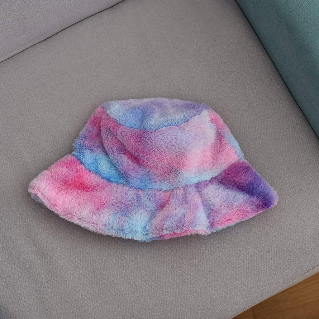 Zimowa Ciepła Czapka Czapka Damska Zimowe Wiadro Do Krawata Śliczna I Ciepła Czapka Czapki Zestaw Chłopięcy/Purple/One Size
