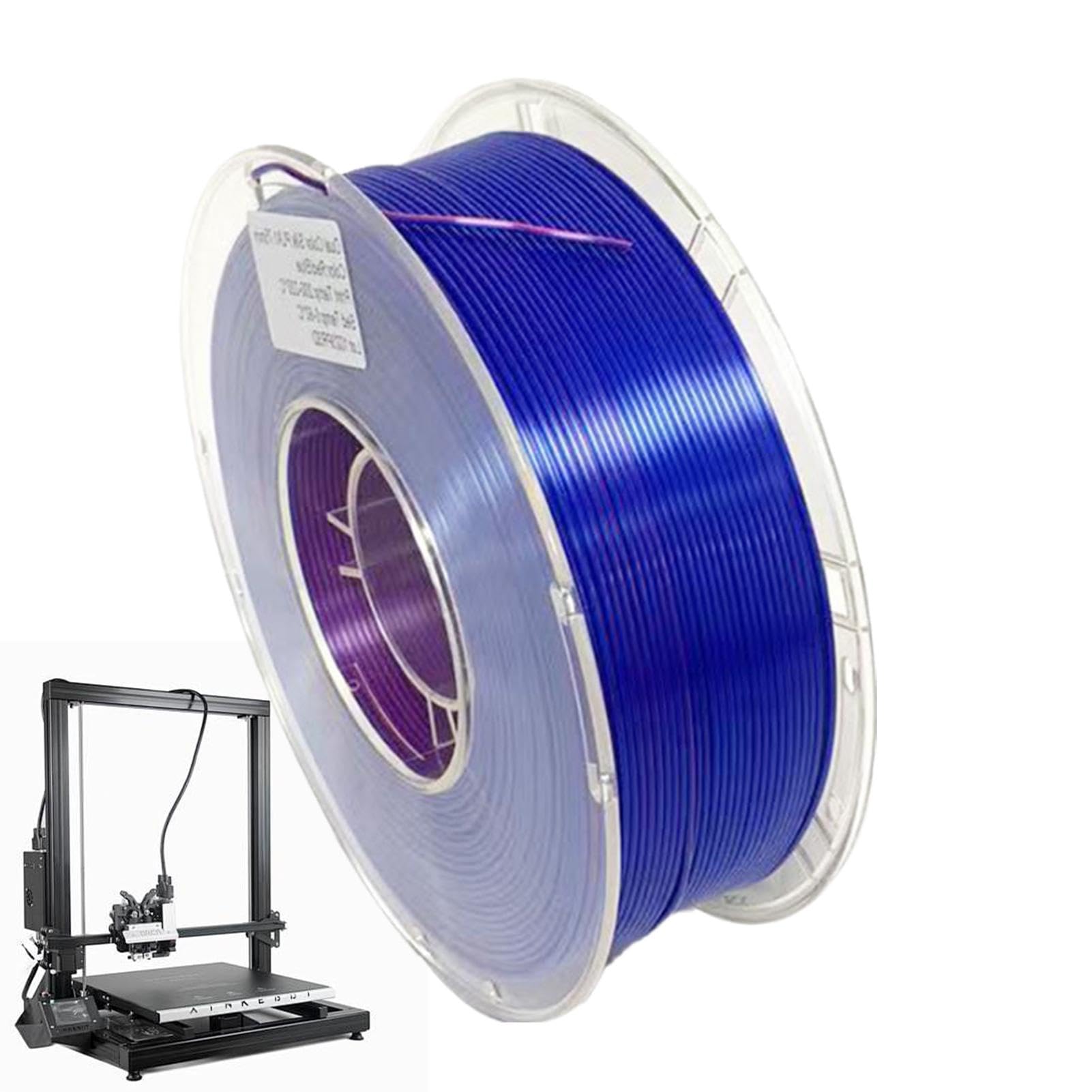 Filament do drukarki, jedwabny filament do drukarki, filament materiały | eksploatacyjne do drukarek - Błyszcząca zmiana koloru materiału do drukowania filamentu f