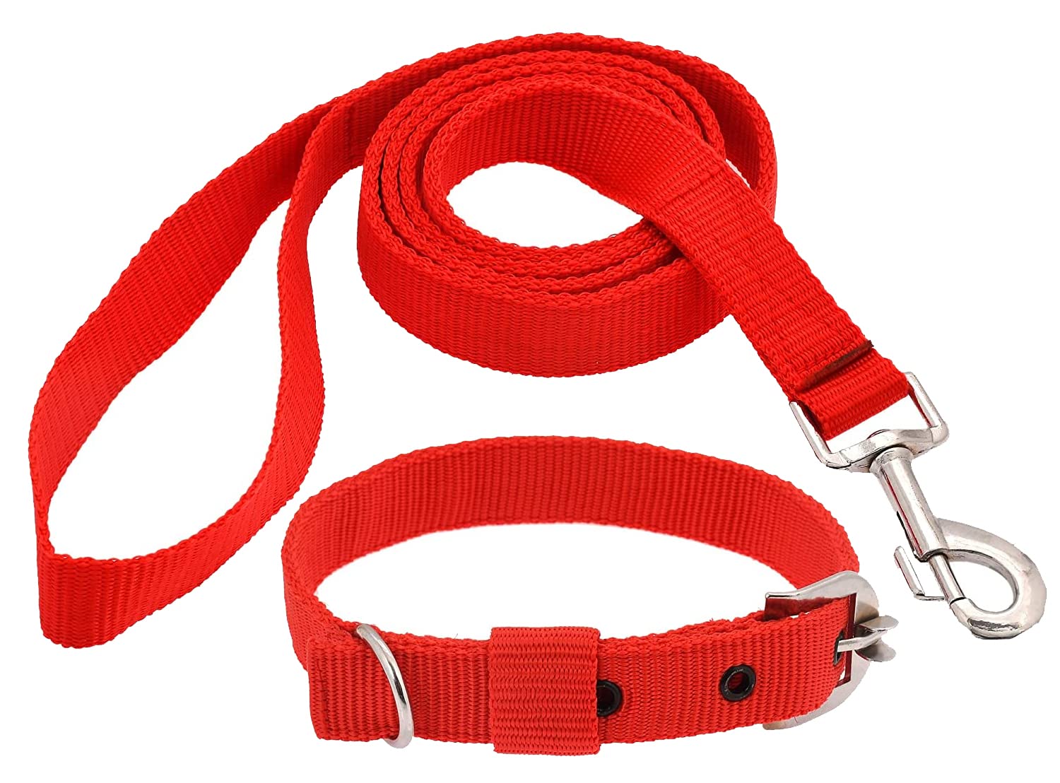 New Petyantra Dog Neck Collar Belts and Leash Set Waterproof, Medium, Nylon, Leash Size 1.5M-2M (Red Collar & Leash) (B0BB7Y7LVF) Amazon Price History, Amazon Price Tracker