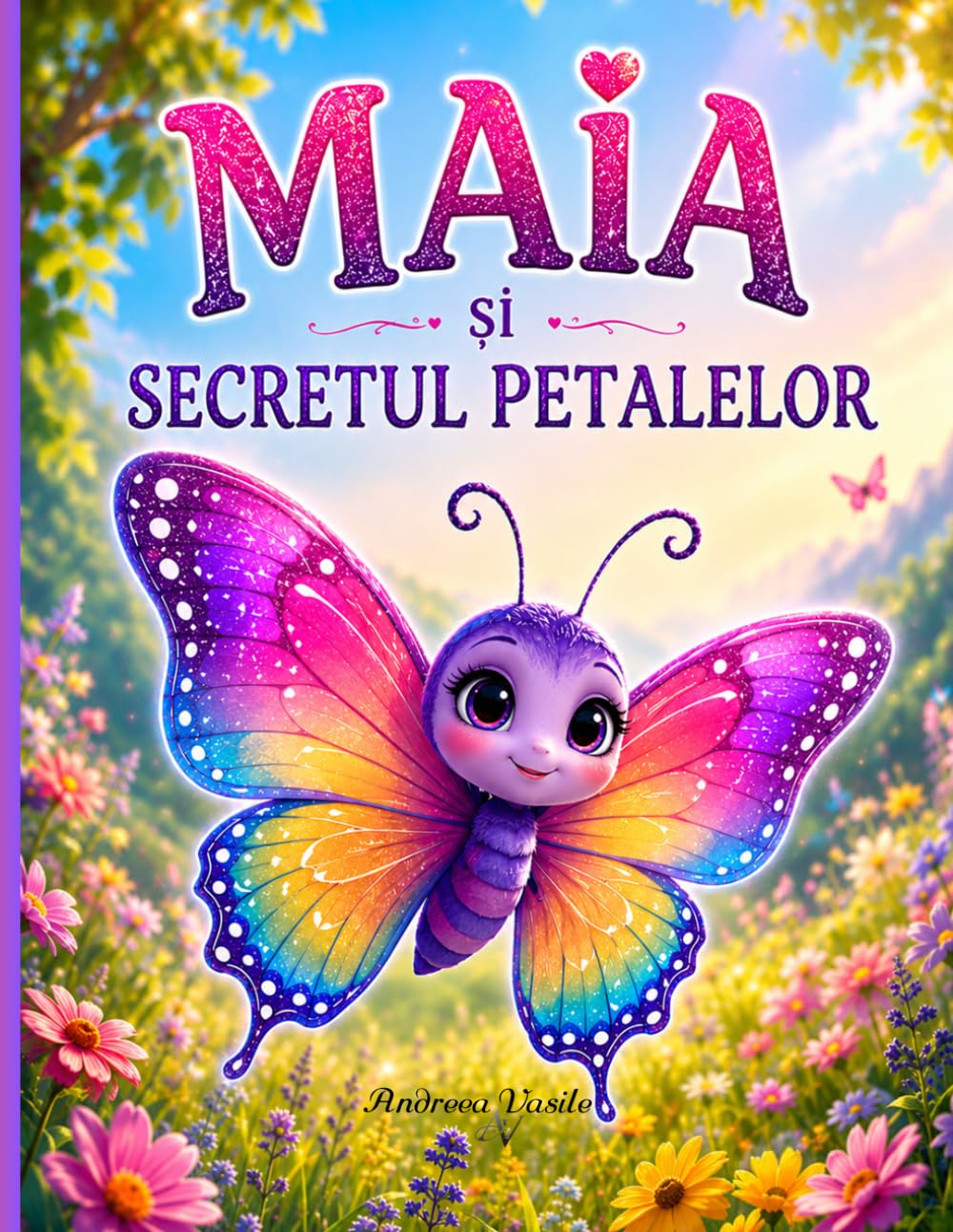Maia și Secretul Petalelor: O Poveste Ilustrată despre Atenție și Prietenie pentru Copii de 4–8 Ani
