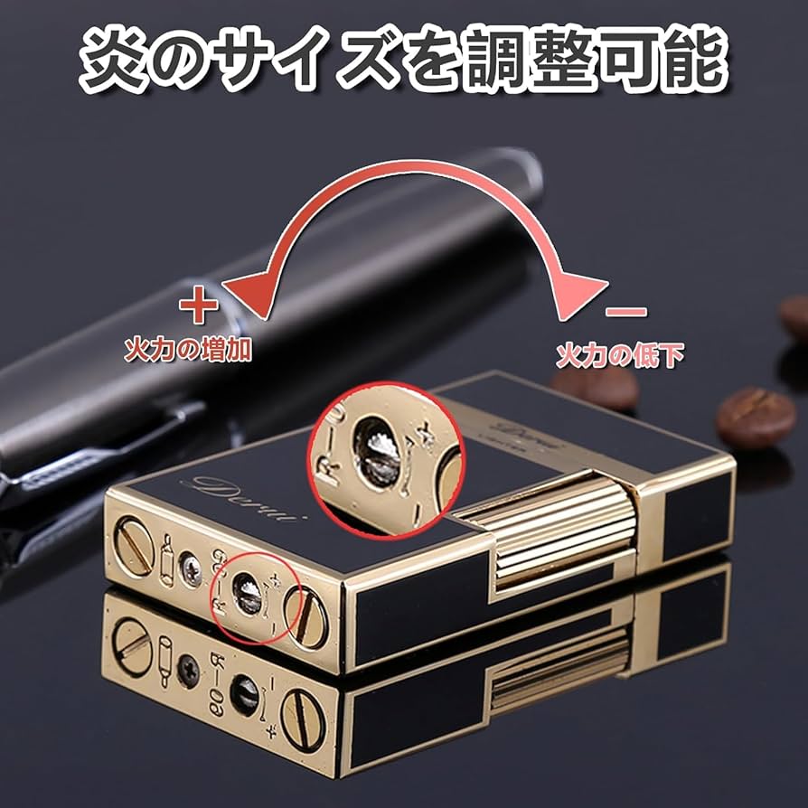 デュポン　ガスライター Amazon.co.jp: Derui ラグジュアリー ガスライター フリントガス