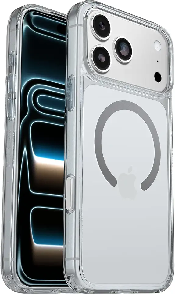 Otterbox Symmetry Series Clear MagSafe Case for iPhone 17 Pro Max, Shockproof, Drop Proof, Protective Thin Case, 3X Tested to Military Standard, Clear