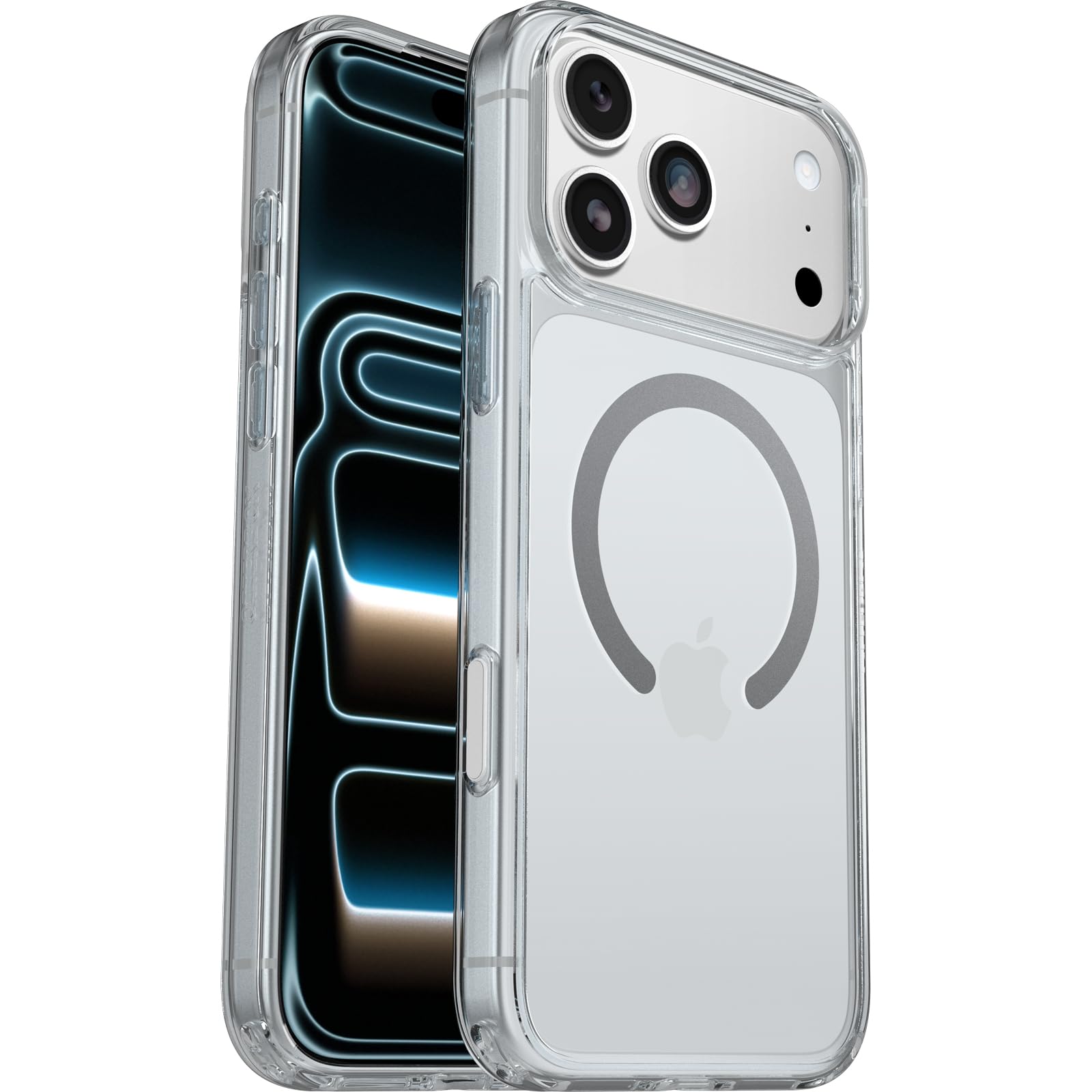 OtterBox Symmetry Series Clear MagSafe Case for iPhone 17 Pro Max, Shockproof, Drop proof, Protective Thin Case, 3x Tested to Military Standard, Clear