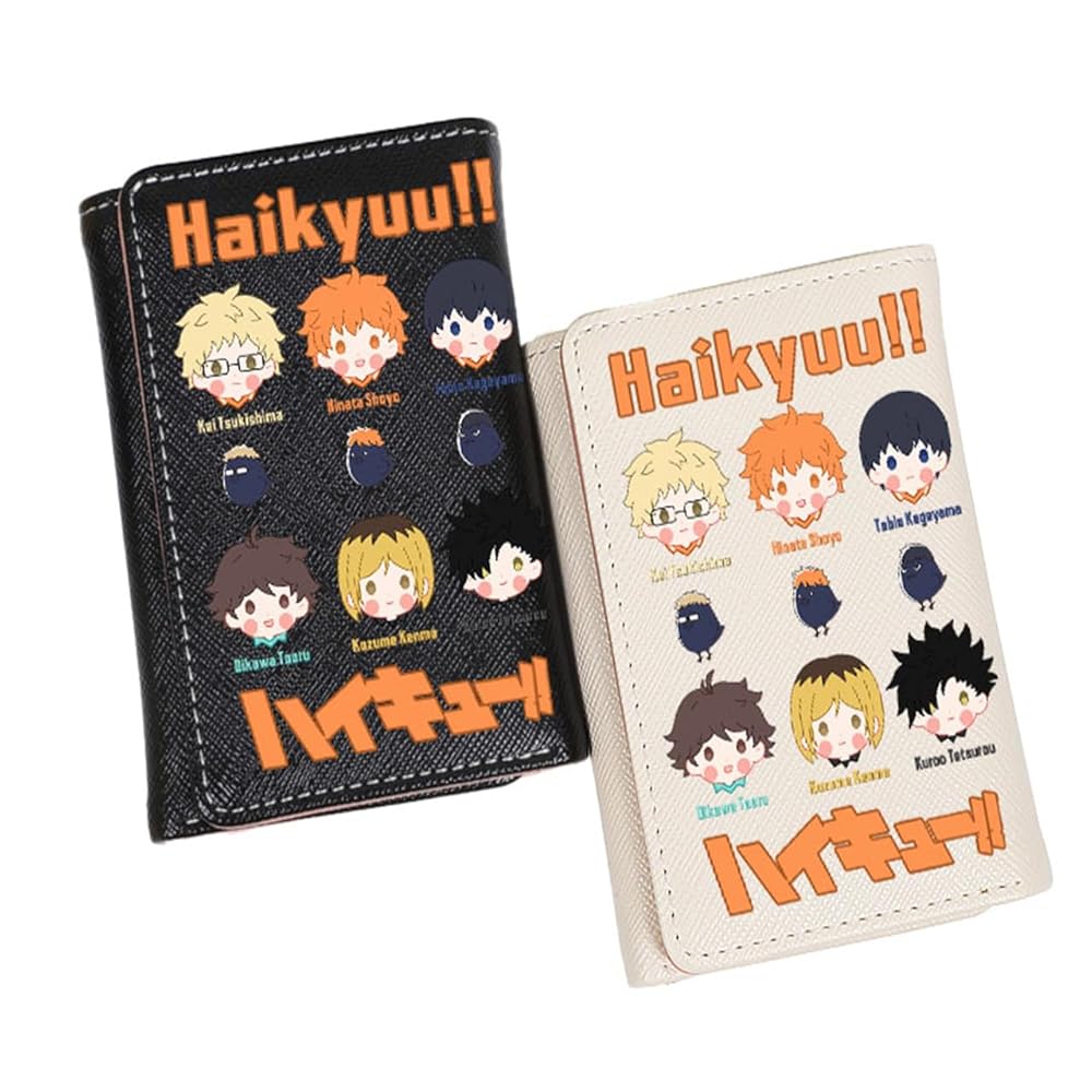 Amazon.co.jp: [QCK] ハイキュー 財布 レザー革 小銭入れ レ 二
