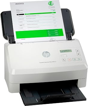 HP ScanJet Enterprise Flow 5000 s5 Scanner, 6FW09A Single Leaf Feed, 80 Leaf ADF, USB
