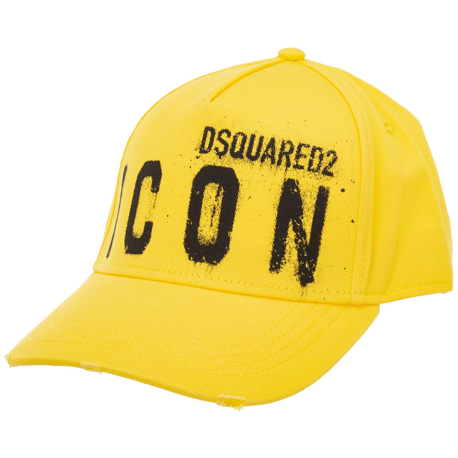 DSQUARED2 Męska ikona czapka baseballowa Giallo, Giallo, rozmiar uniwersalny