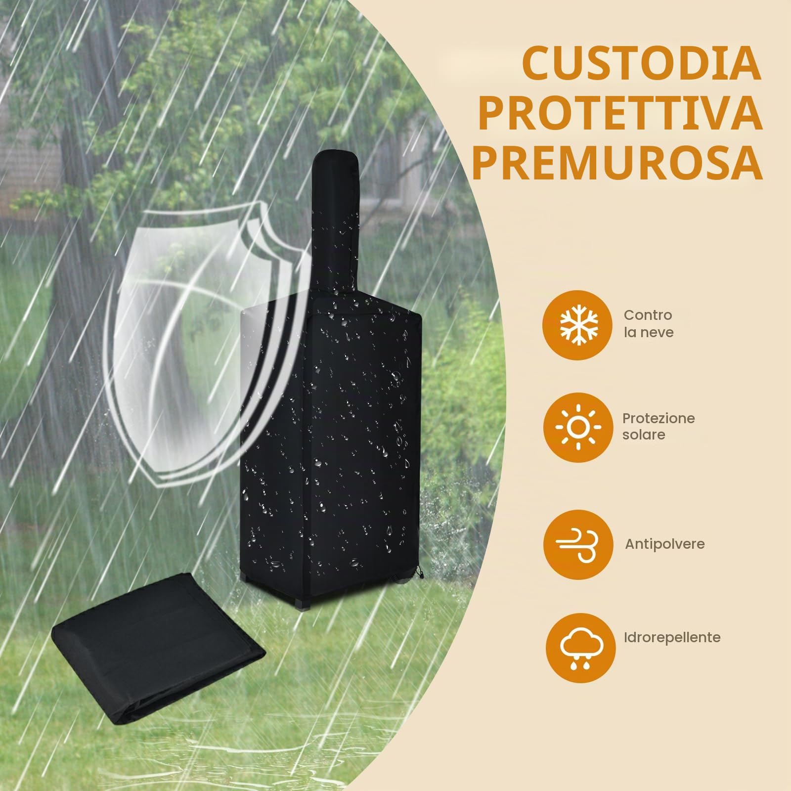 KOMFOTTEU Mini forno per pizza, in ferro, da 200 ℃ a 350 ℃, portatile, con pietra per pizza, griglia, per feste, barbecue