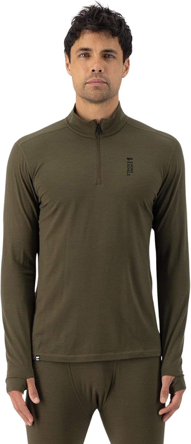 Cascade Merino Base Layer 1/4 Zip Long Sleeve