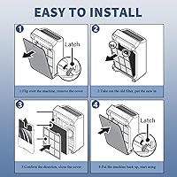 Vista 12 de 2 Pack C545 True HEPA Replacement Filter S Compatible with Winix C545, B151, P150, 9300 Air Purifier Replacement for Winix S Filter Part