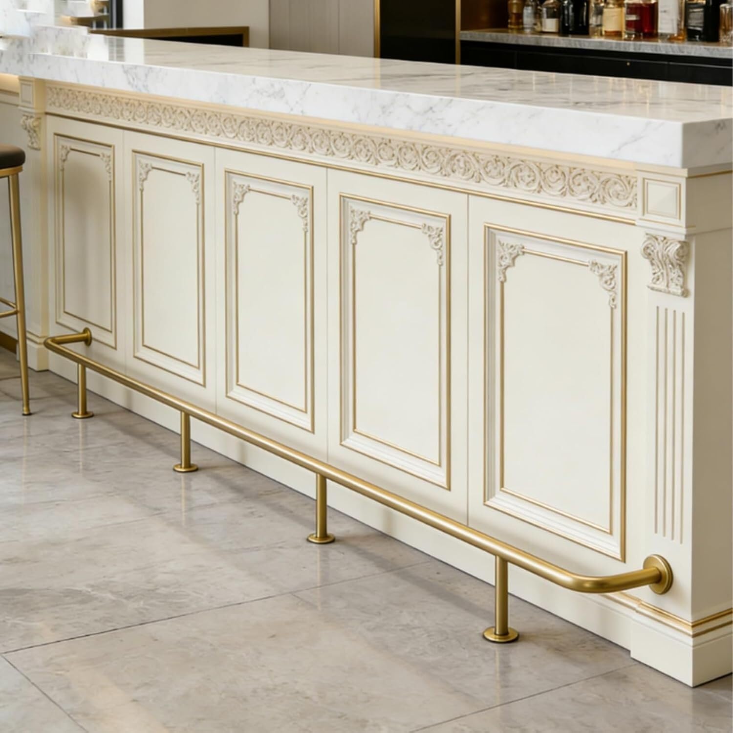 VUIKLCty Heavy-duty Vintage Bar Stools, Suitable For Both Domestic And Commercial(180cm/5.9ft)