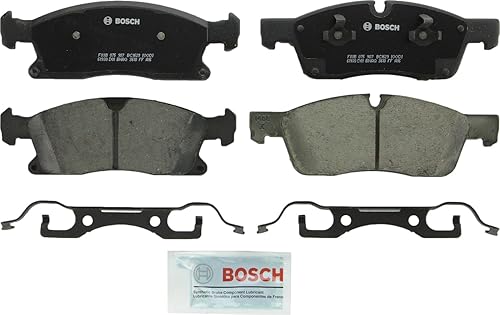 Bosch BC932 QuietCast Premium - Juego de pastillas de freno de disco de cerámica para Ford Crown Victoria de años 2003-2011