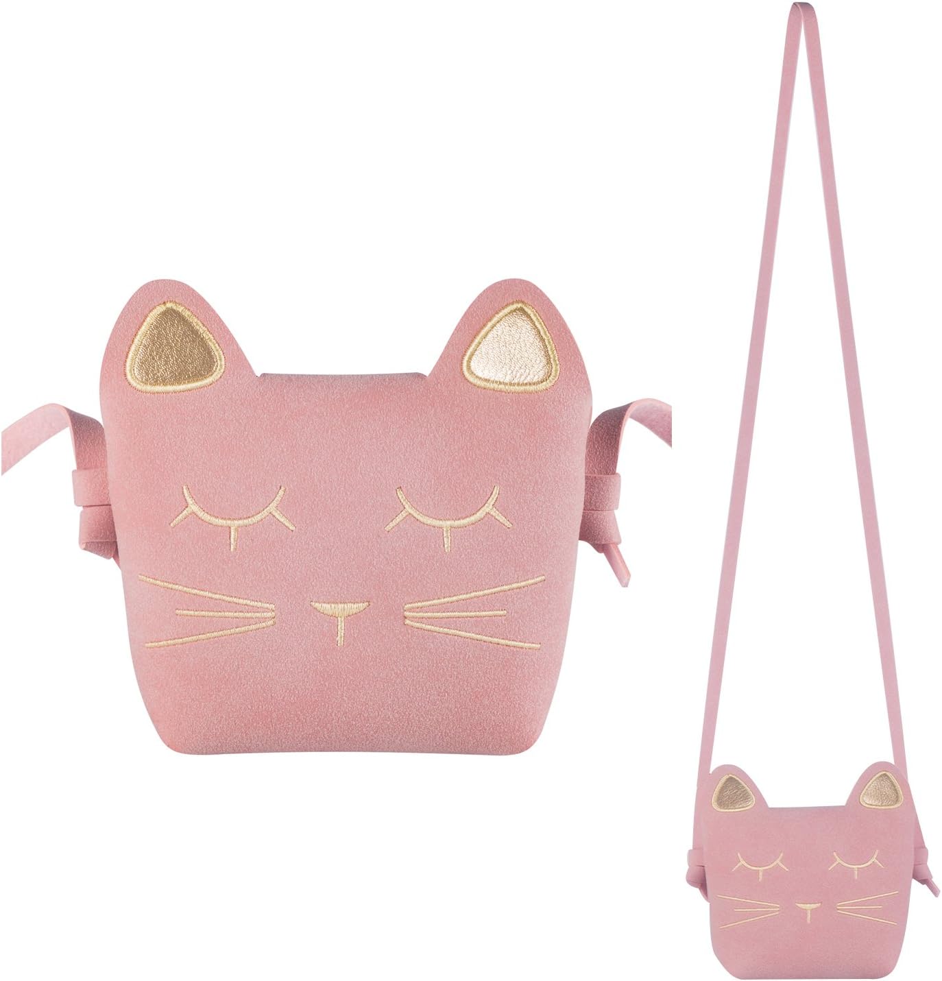 Deoot Little Girls Purses Cute Cat Shoulder Crossbody Bag for Kids,Toddler,Girls