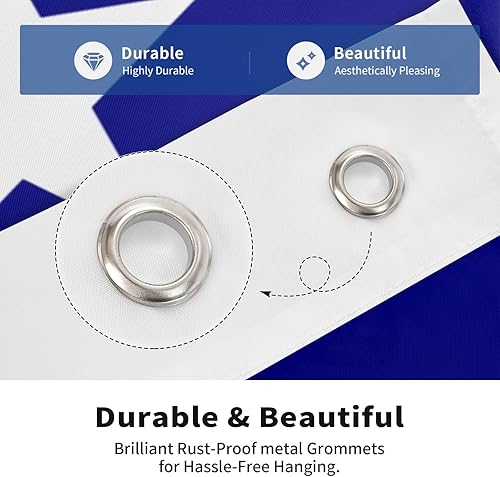 Miniatura 4 de Bonnie Blue Flag Premium 2x3FT Flag - Durable and Vibrant Design for IndoorOutdoor Use