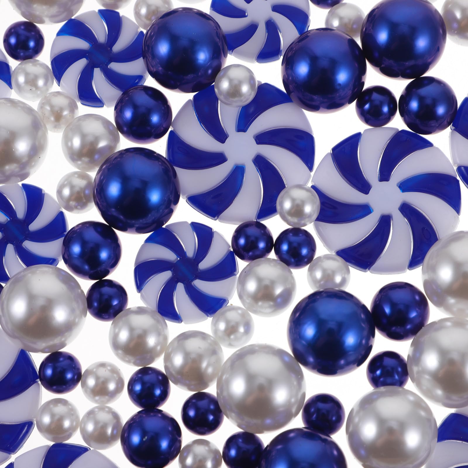 TOYANDONA 4 Sets Weihnachts‑vasenfüller aus Acryl Blau, Leicht und Tragbar | Tischdeko und Raumgestaltung, Dekorative Kugeln, Passend als Cup Dekor, Schöne Optik