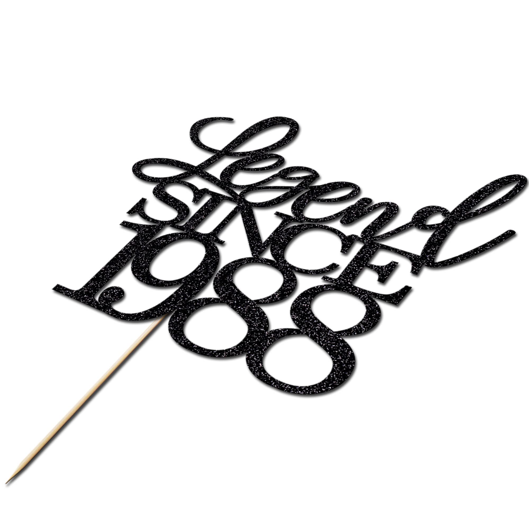 Décoration De Gâteau « Legend Since 1974 » Pour 49e