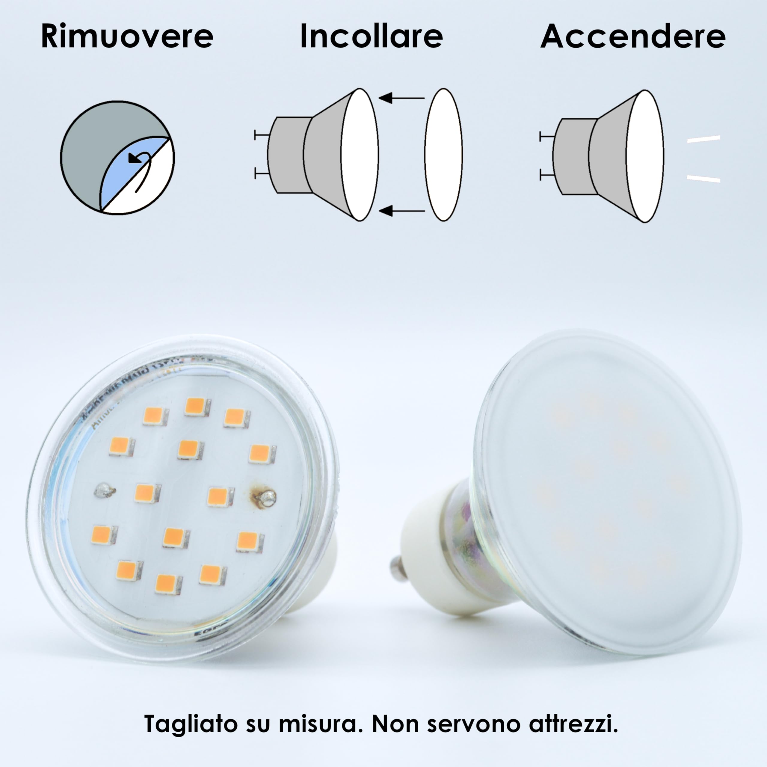 KROPP Pellicole diffusori autoadesive per LED, taglio circolare 6 cm, pellicola in vetro smerigliato per diffusione morbida della luce, diffusore anti-abbagliamento, pellicola opalina, 9 pz. (⌀ 60 mm KROPP Pellicole diffusori autoadesive per LED, taglio circolare 6 cm, pellicola in vetro smerigliato per diffusione morbida della luce, diffusore anti-abbagliamento, pellicola opalina, 9 pz. (⌀ 60 mm