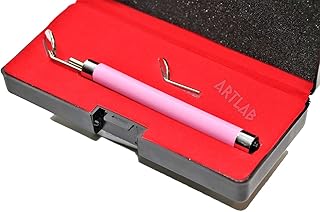 PREMIUM DENTAL MIRROR W/LED LIGHT #4#5 PINK DENTAL EXAMINATION INSTRUMENTS (CYNAMED)