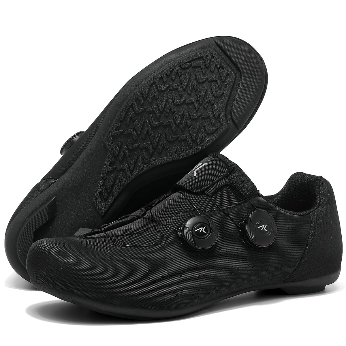 Scarpe da Ciclismo Uomo, Senza insenature Scarpe da Bici Strada Mountain All'aperto Senza Attacchi per Sportive da Esterno