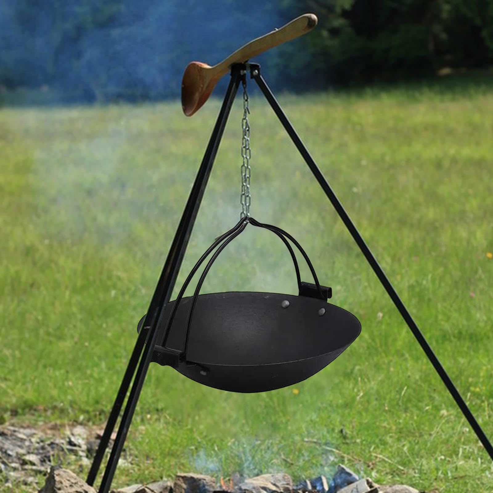 Pentola da Campeggio, Pentola per, Utensili da Cucina, Pentola da Appendere Facile da Pulire, Pentole per Esterni per Viaggi, Spiaggia E