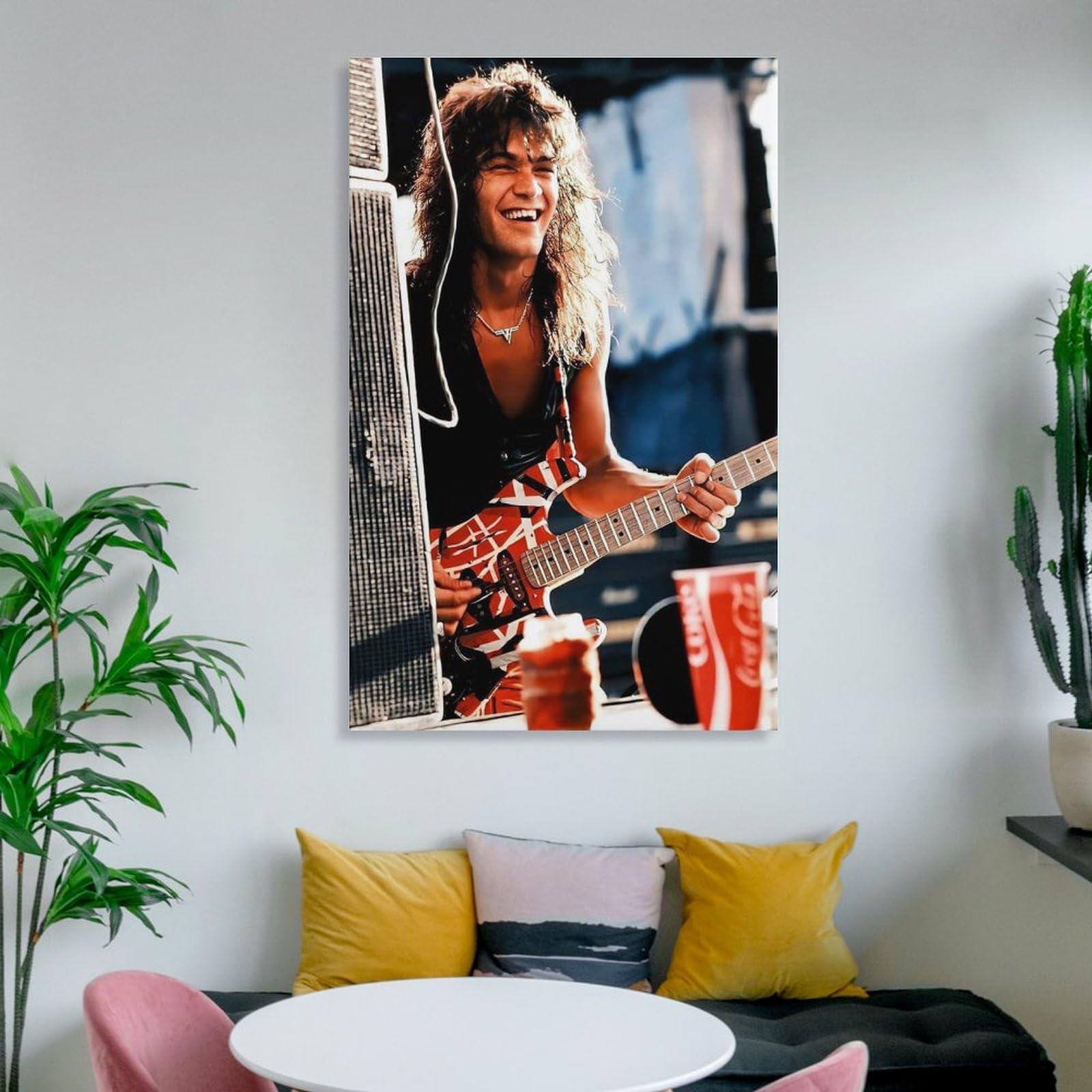 Amazon.co.jp: Eddie Van Halen 有名な歌手 ロックポスター ポスター