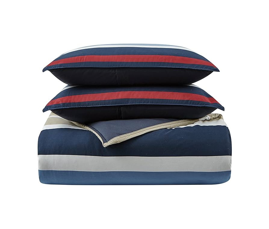 寝具セット(Flavia-Italy) Amazon.com: Nautica - Twin Comforter Set, Reversible Cotton