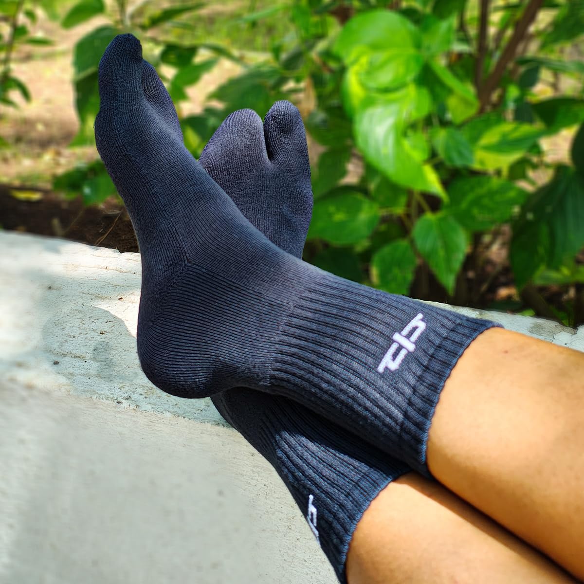 HEELIUM Bamboo Toe Socks for Women, Calf Length | Thumb Socks with Toe Split | 3X Softer Than Cotton | Breathable | Size (UK 3-7) - Image 5 thumbnail