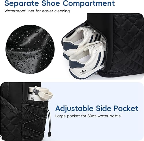 Miniatura 3 de Bolsa de pickleball con compartimento para zapatos y bolsillo impermeable