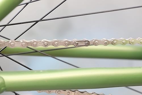 Miniatura 6 de Cadena de bicicleta de una sola velocidad 1 velocidad Cadenas de bicicleta 12 "x 18" x 104 eslabones