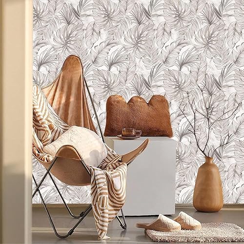 Miniatura 8 de Papel tapiz autoadhesivo autoadhesivo de 18 x 236 pulgadas, árboles y ríos, papel de contacto extraíble, fácil de despegar para cocina, dormitorio,