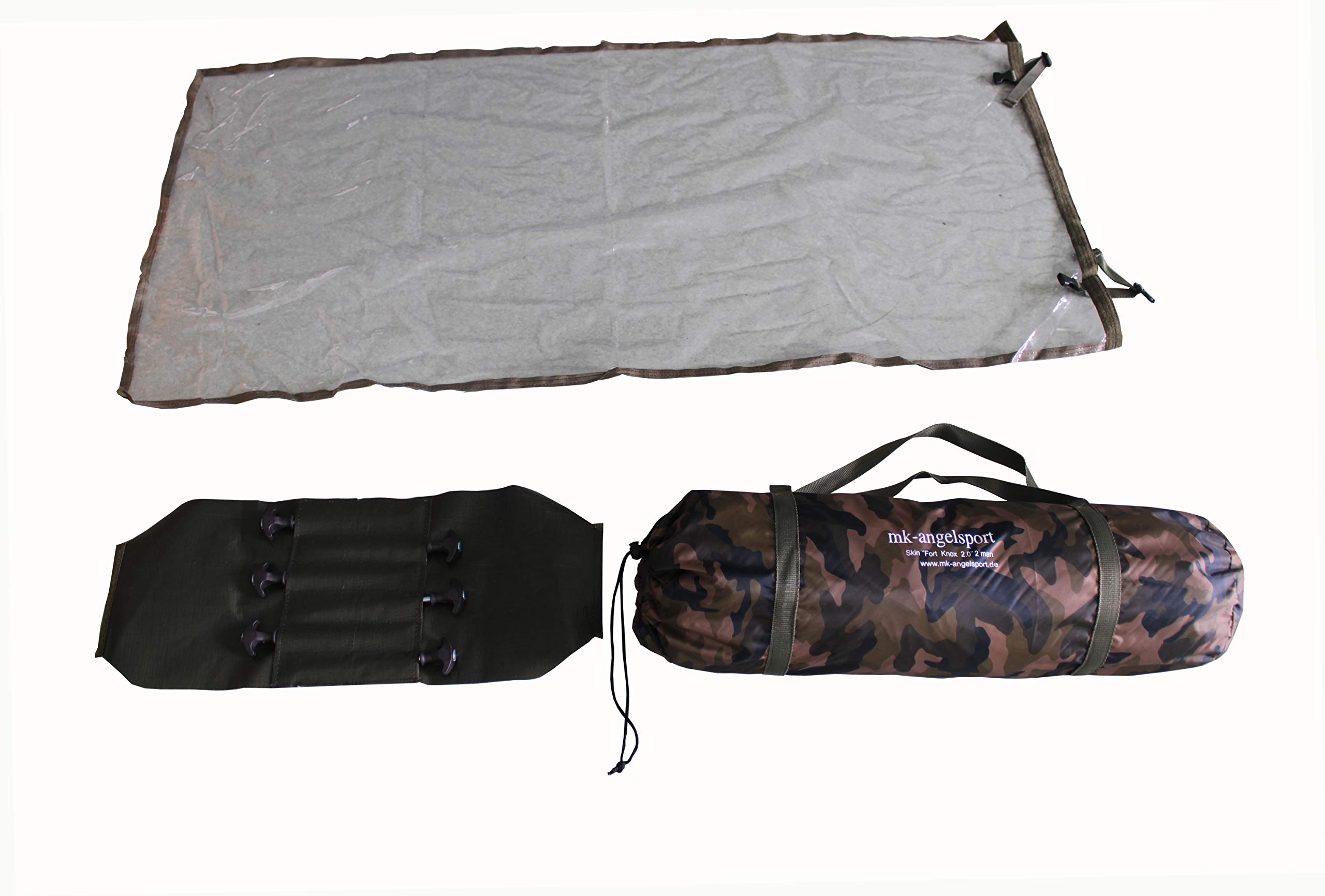 MK-Angelsport Winterskin Camou do Fort Knox 2.0 Dome 2 osoby (nie tylko narzuta), Carp Dome, Overwrap Bivvy/namiot wędkarski