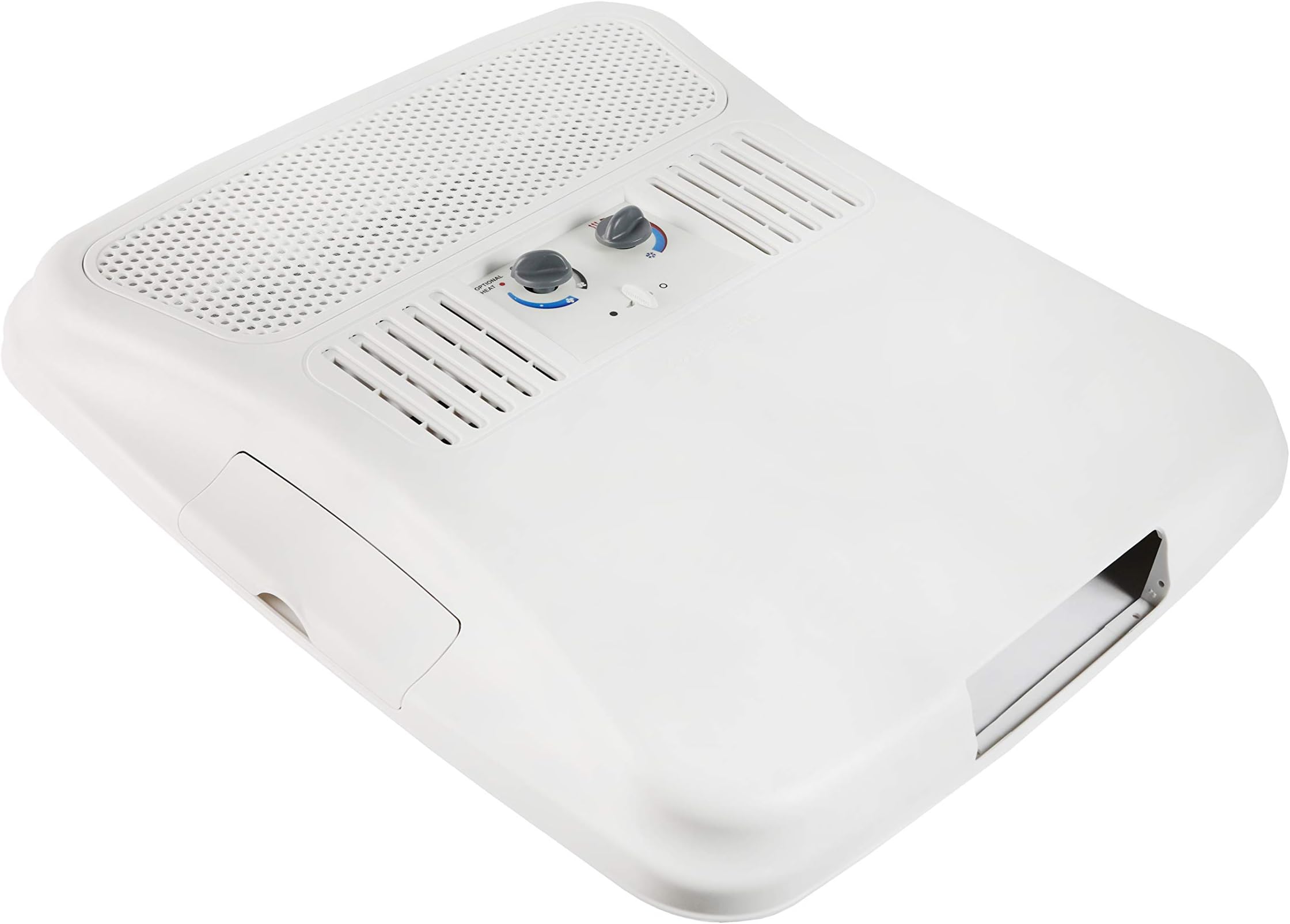 Air Distribution Box - White Air Conditioner ADB with Manual Control - Universal Fit AC Unit for Non-Ducted