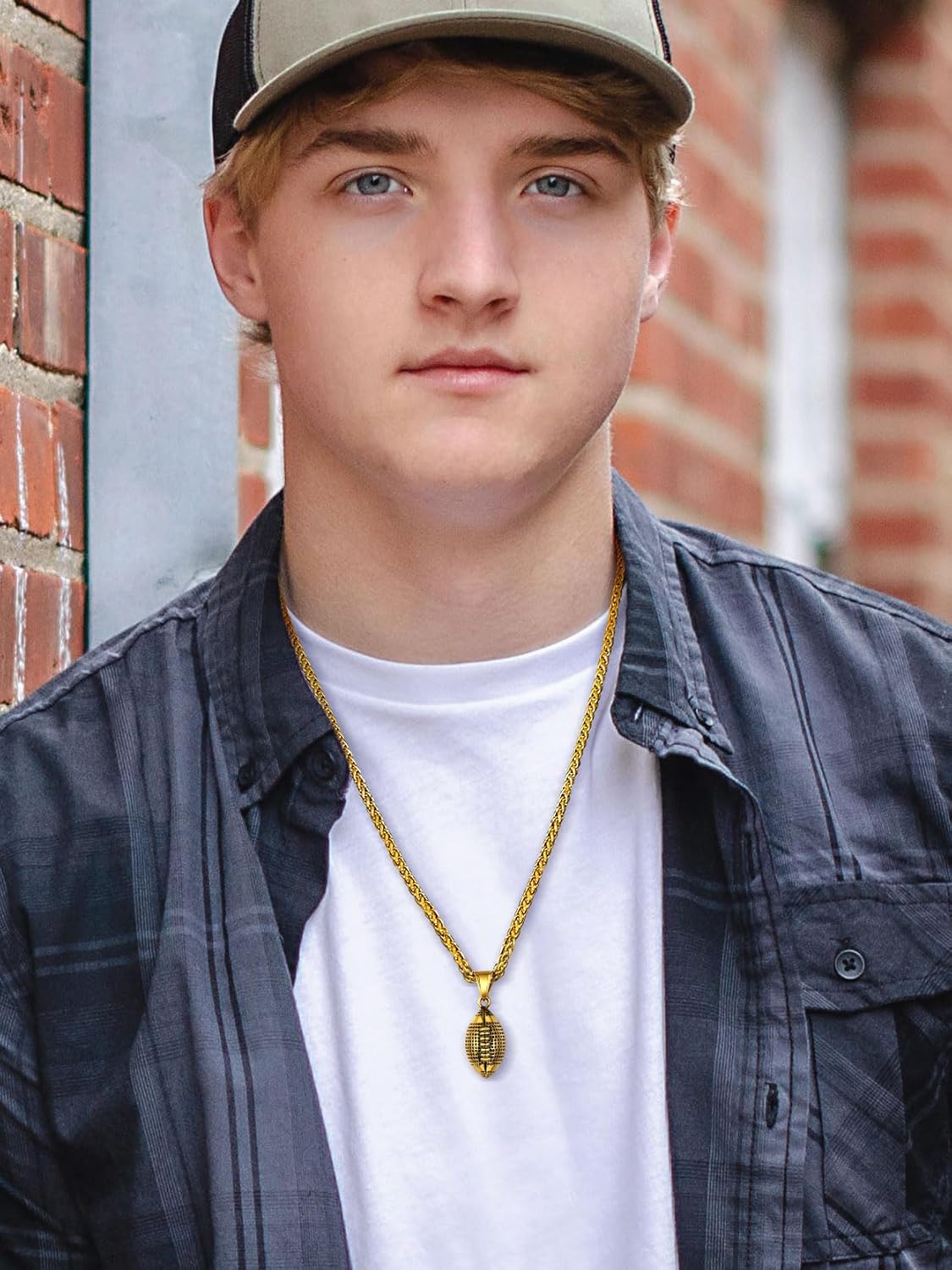 GOLDCHIC JEWELRY Sport Necklaces for Men Teen, Football Baseball Soccer Basketball Softball Necklaces with Stainless Steel Chain Athlete Jewelry Sports Fan Gift - Image 7