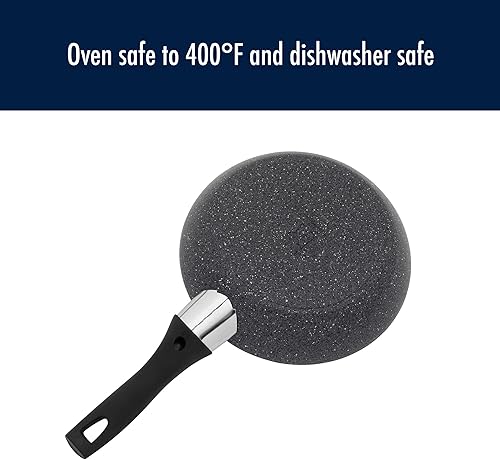 Miniatura 6 de Henckels Everlift - Sartén antiadherente de granito de 8 pulgadas, fabricada en Italia, revestimiento antiadherente duradero de 3 capas de