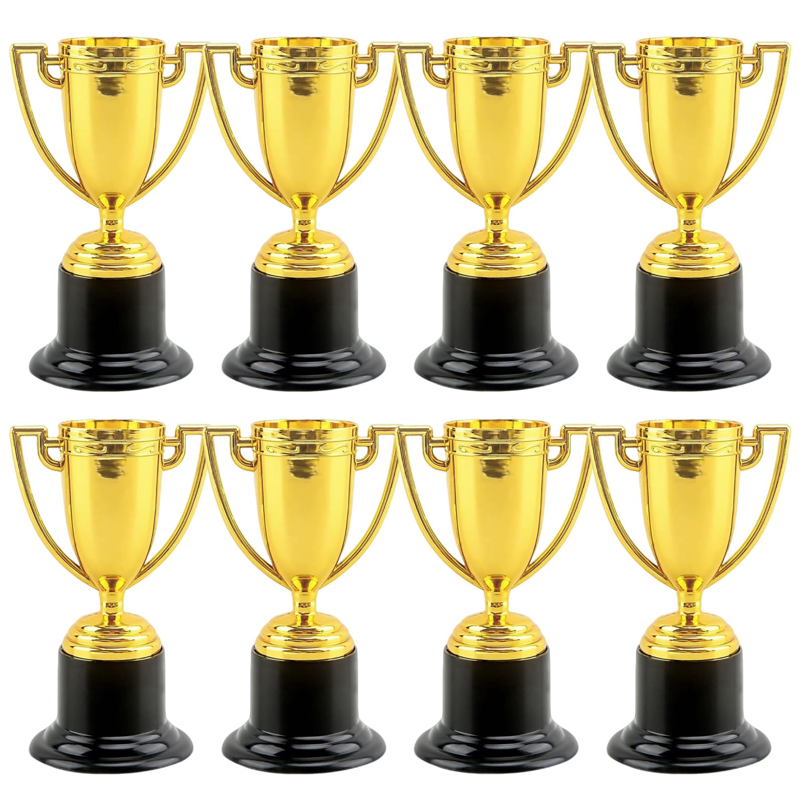 8 Piezas Trofeos Baratos Trofeos Futbol Trofeo Personalizado Trophy Cups Copa Mini Premio Oro PláStico Recompensas Premios Ganadores PequeñO Trofeo para Torneos Deportivos Competiciones Fiesta