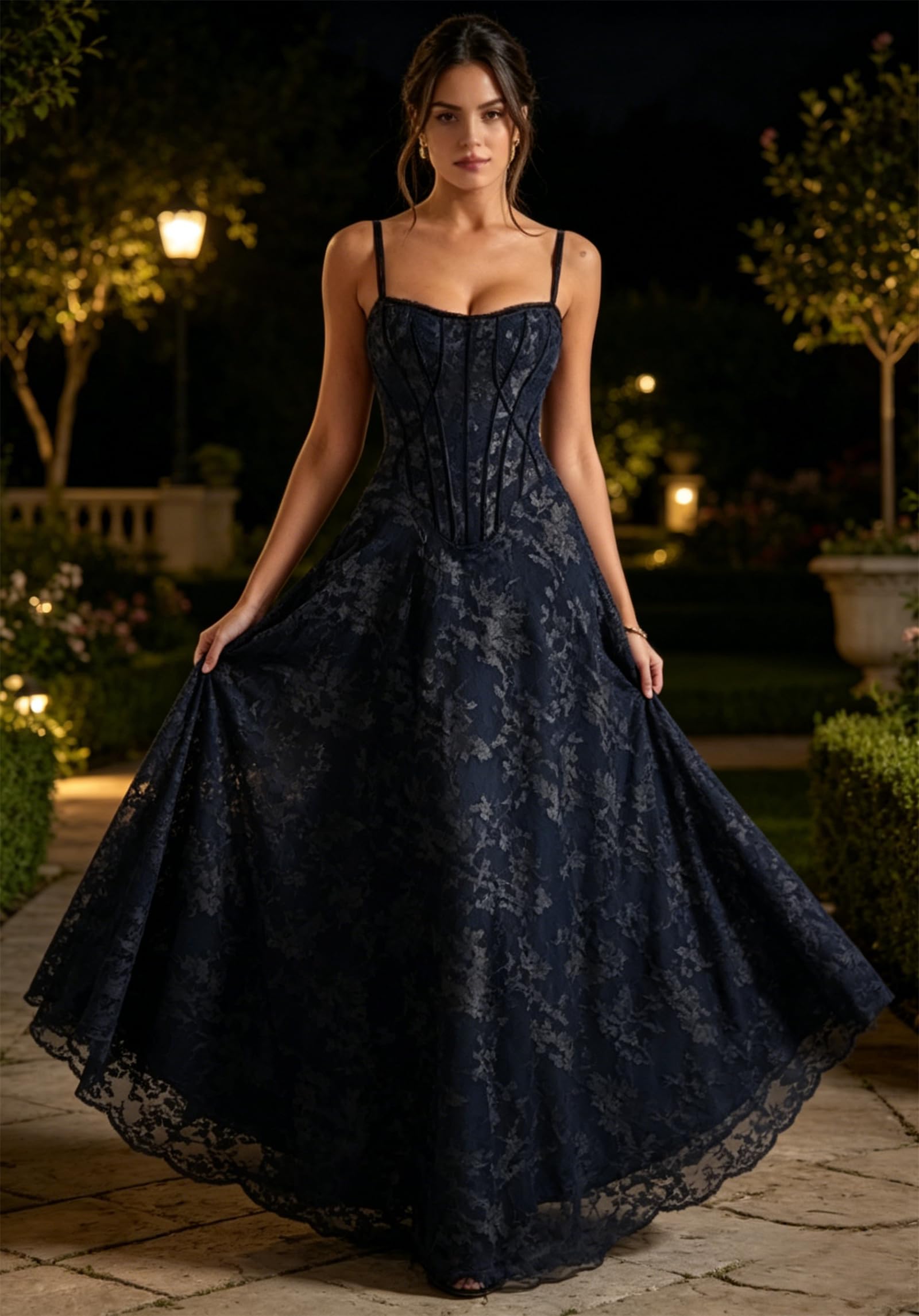Genérico Elegantes Vestidos Largos de graduación y Vestidos de Noche Sexis para Mujeres en Eventos Formales