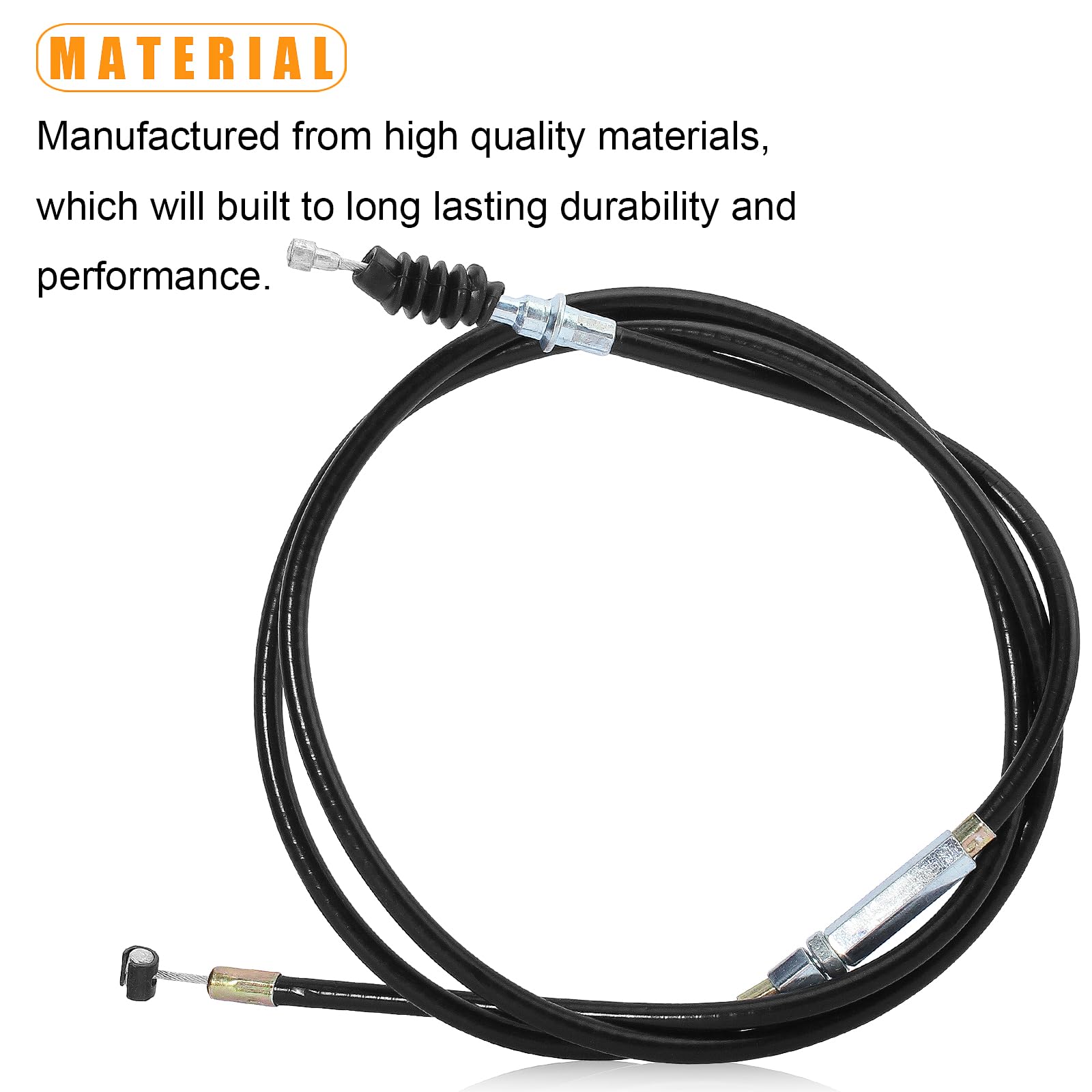 Cable de embrague ajustable negro de 50 pulgadas para 50 cc90 cc 110 cc 125 cc 140 cc 150 cc 200 cc 250 cc motocicleta ATV quad scooter Go Kart ciclomotor Pit Dirt Bike triciclo Buggy Apollo
