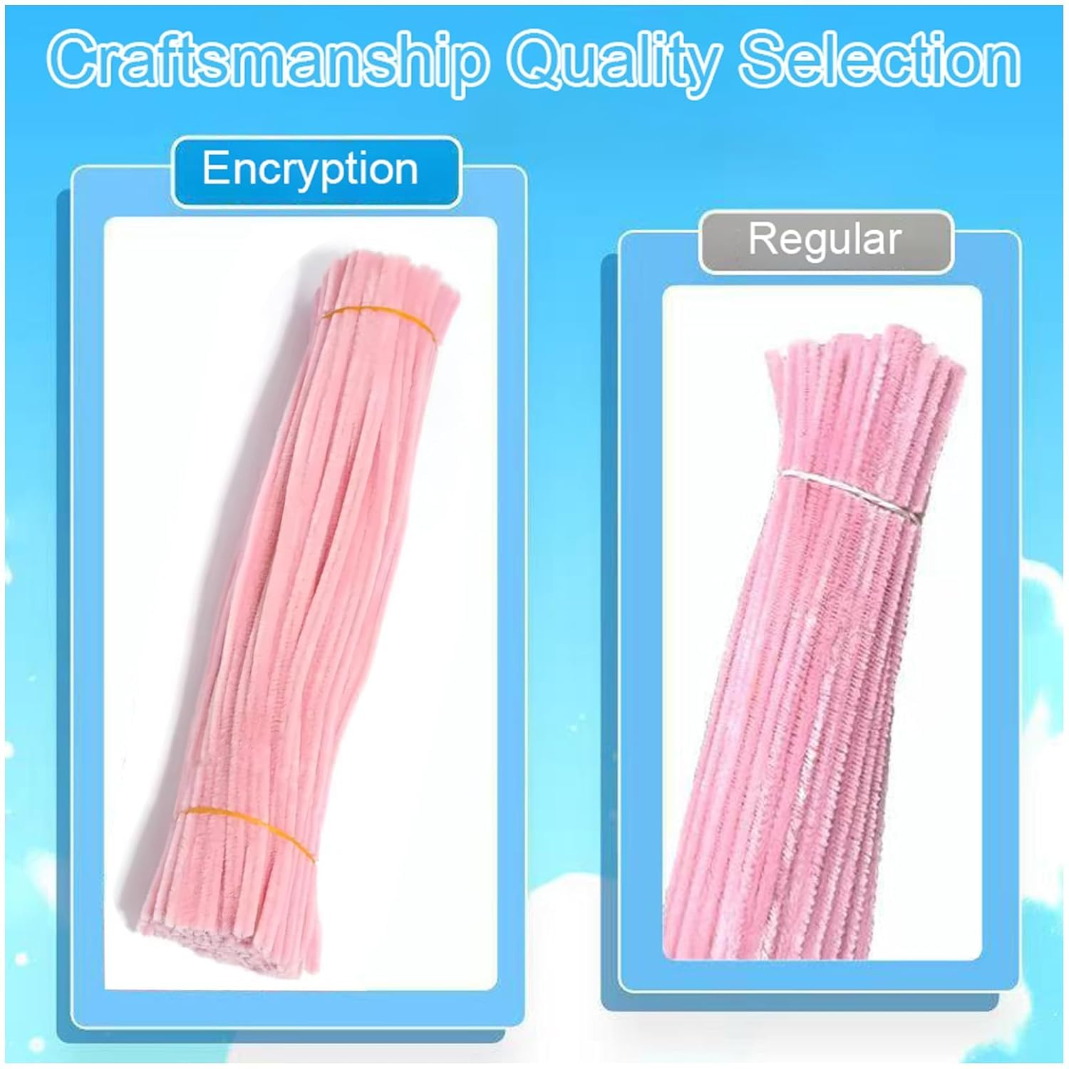 400 Pcs Pipe Cleaner Flowers Craft kit, Thick Fuzzy Chenille Stem with Green Floral Wires, Gardening Tape for Lily DIY Christmas Tree Flower Projects