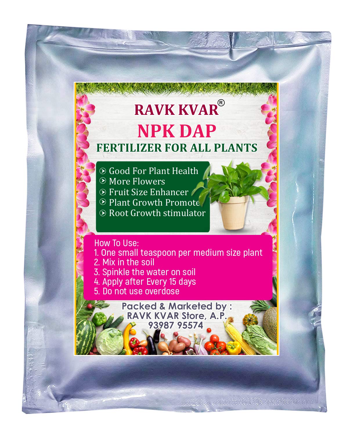 Ravk Kvar NPK DAP Fertilizer for All Plants (5 kg) (B0C1VGHPHX) Amazon Price History, Amazon Price Tracker